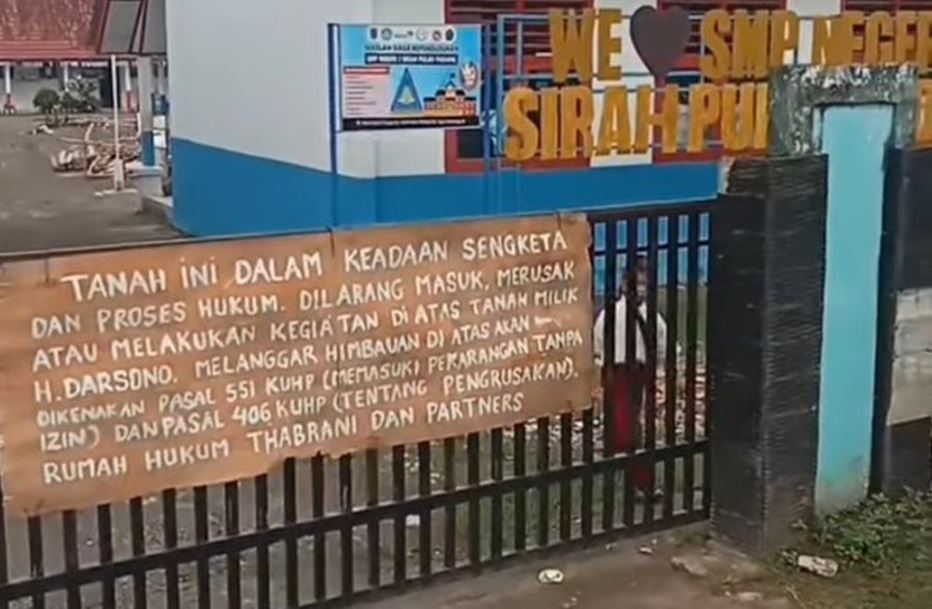 Tanah Ber-Sengketa, Pendidikan Terhenti di SD & SMP Negeri 2 Berkat